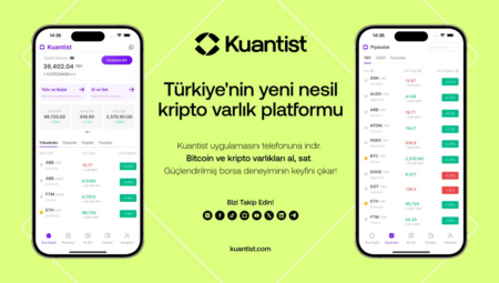 Yerli kripto varlık alım satım platformu Kuantist, taşınabilir uygulamalarını yayına aldı